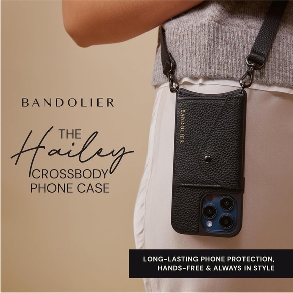 Bandolier Black Leather Phone Crossbody
For 15 pro max - Picture 14 of 14